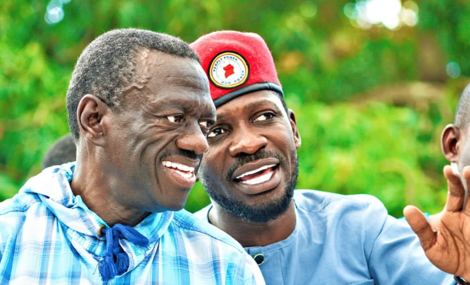 kizza Besigye and Bobi Wine